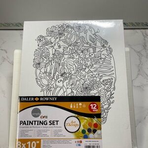 Painting set, Daler Rowney 8x10, 12 pieces